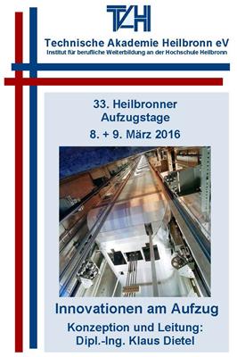 33th Heilbronn Elevator Days 2016