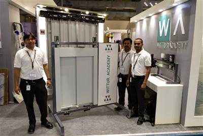 Wittur stand at IEE Expo 2018, Mumbai, India