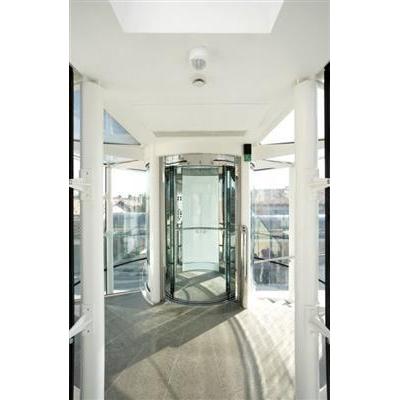 Luna full glass round doors