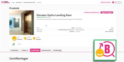 Wittur Hydra Door Sustainabiltiy assessed