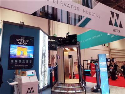 Wittur Stand at Liftex2022 in London_Vesta presentation