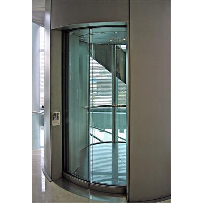 Luna full glass round door 