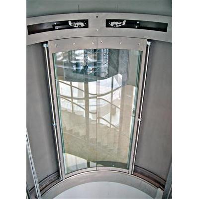 Luna full glass round door