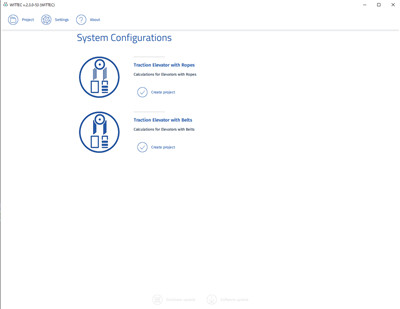 WITTEC - graphical user interface