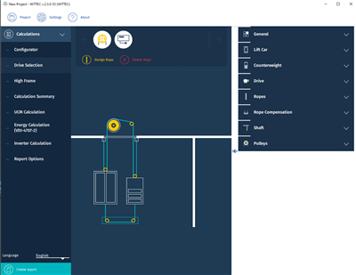 WITTEC - graphical user interface